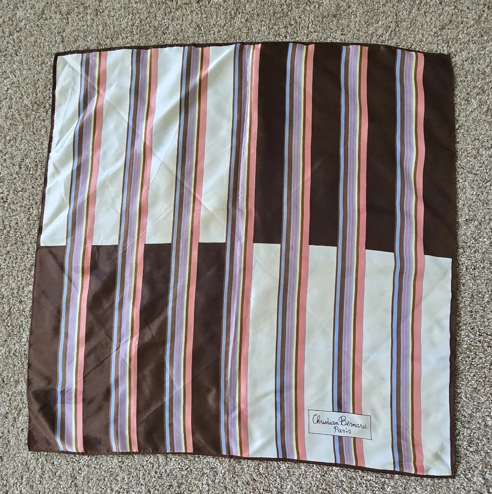 Christian Benard Paris Striped Scarf
